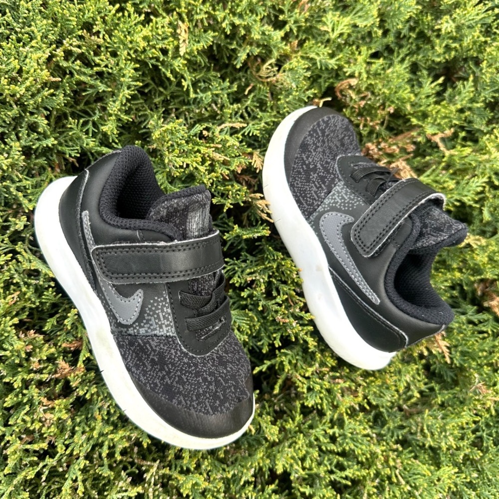 Nike Flex Contact Toddler Boy Sneakers Size 7‎ Black Shoes
